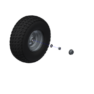 Tyre and Wheel Kit 18x750x8